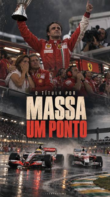 Massa perdeu o título por um ponto em Interlagos