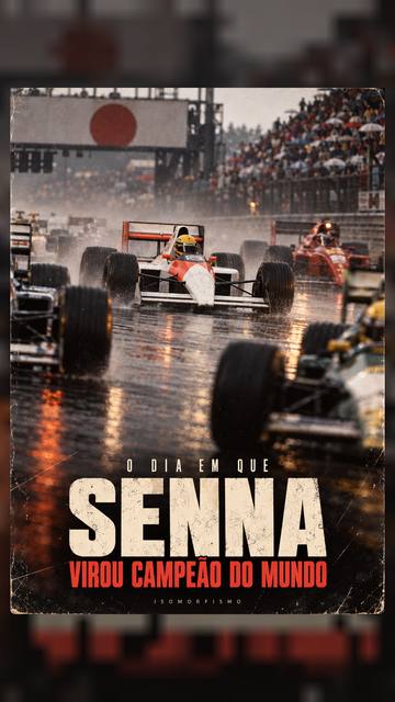 Senna caiu para 14º e saiu campeão do mundo